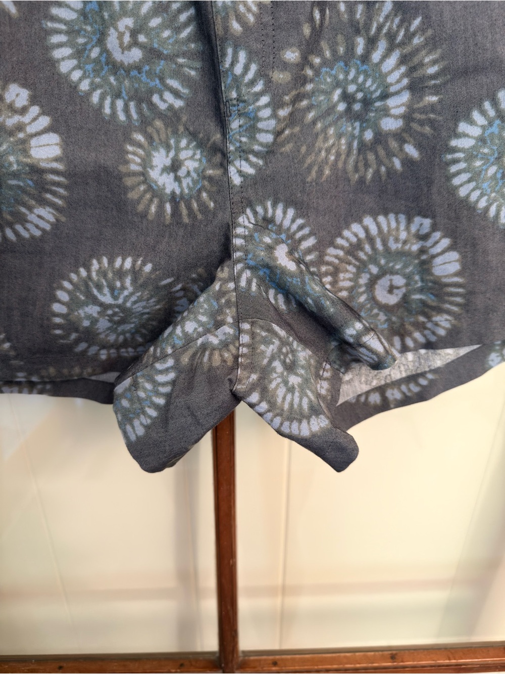 Toad&Co Women’s NWOT Boundless Shorts True Navy Tie Dye XL Drawstring Casual - Picture 6 of 13